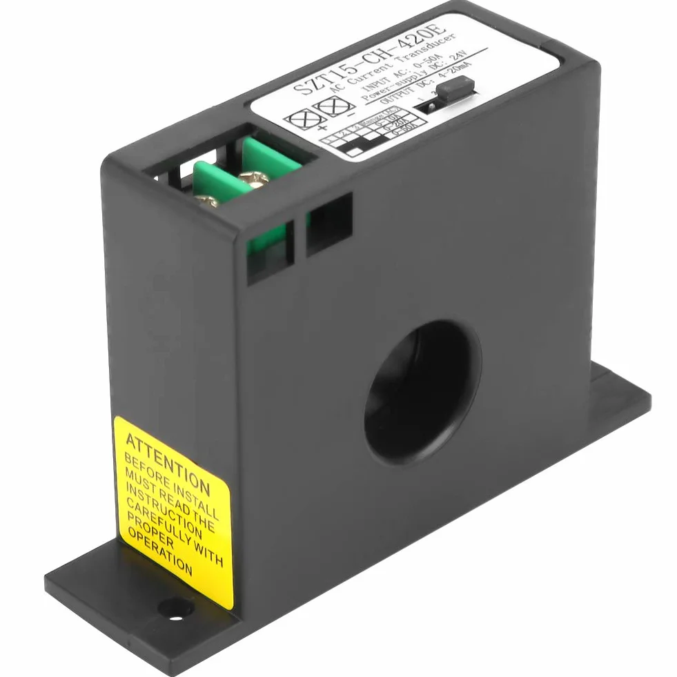 Transductor de Corriente AC SZT15-CH-420E Convertidor Sensor 0-50A