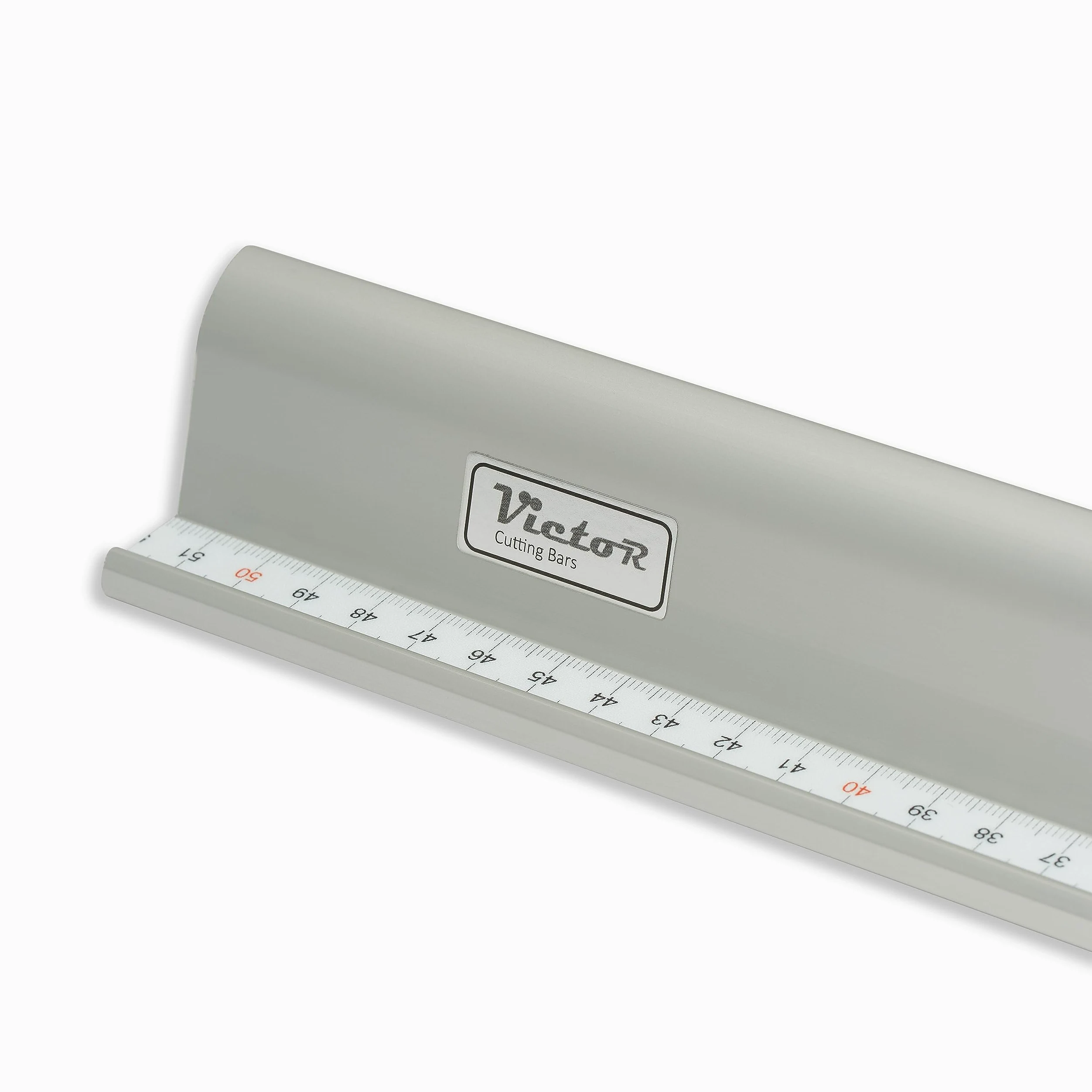 Victor regla de corte de aluminio 50 cm – modelo profesional antideslizante – regla de precisión – borde de acero – herramienta de corte