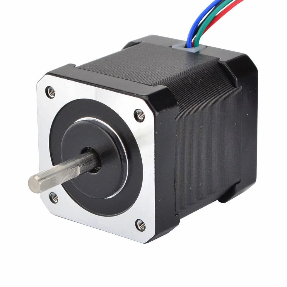 STEPPERONLINE - Motor de paso a Nema 17, bipolar 59 Ncm, 2 A, 42 x 48 mm, 4 hilos con cable y conector para impresora 3D, máquina CNC