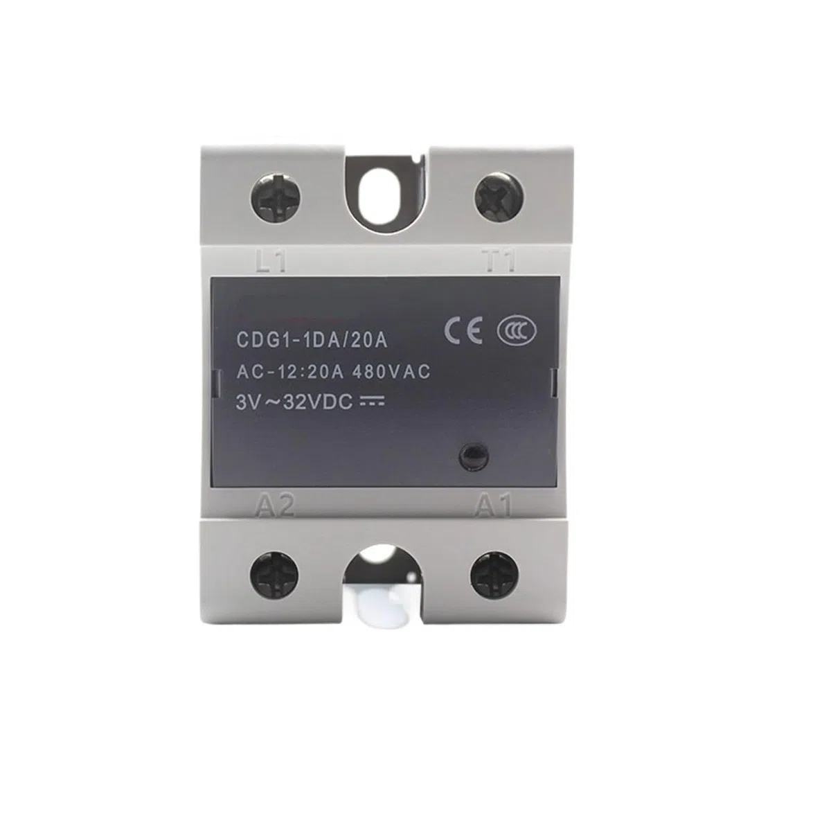 Relé de estado sólido SSR monofásico CDG1-1DA/20A Control de CC CA