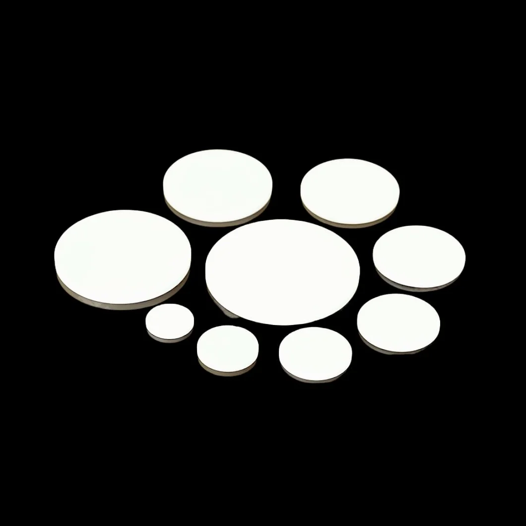 Lámina de cerámica de nitruro de aluminio redonda de 26-55 mm de diámetro, resistente a altas temperaturas for experimentos de investigación científica.(55 * 1.5mm)