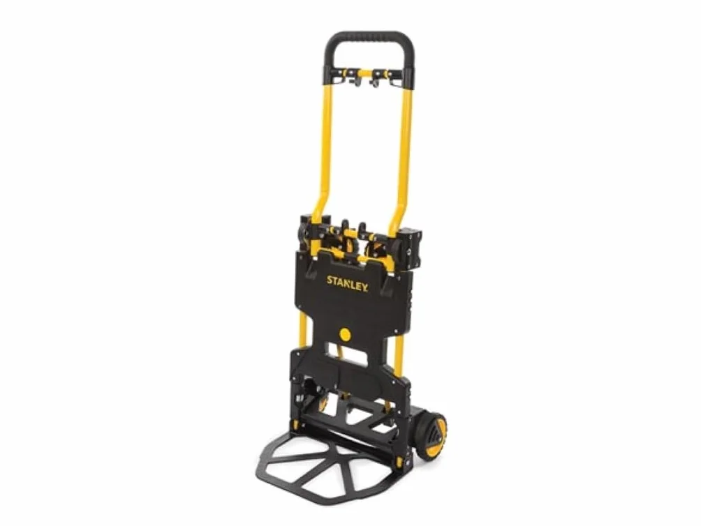 Stanley 2 en 1 SXWTD-FT585 Carretilla de Carga de Transporte - Carretilla de Mano - Capacidad de Carga hasta 137 KG - Carro de Plataforma Plegable - Multifuncional