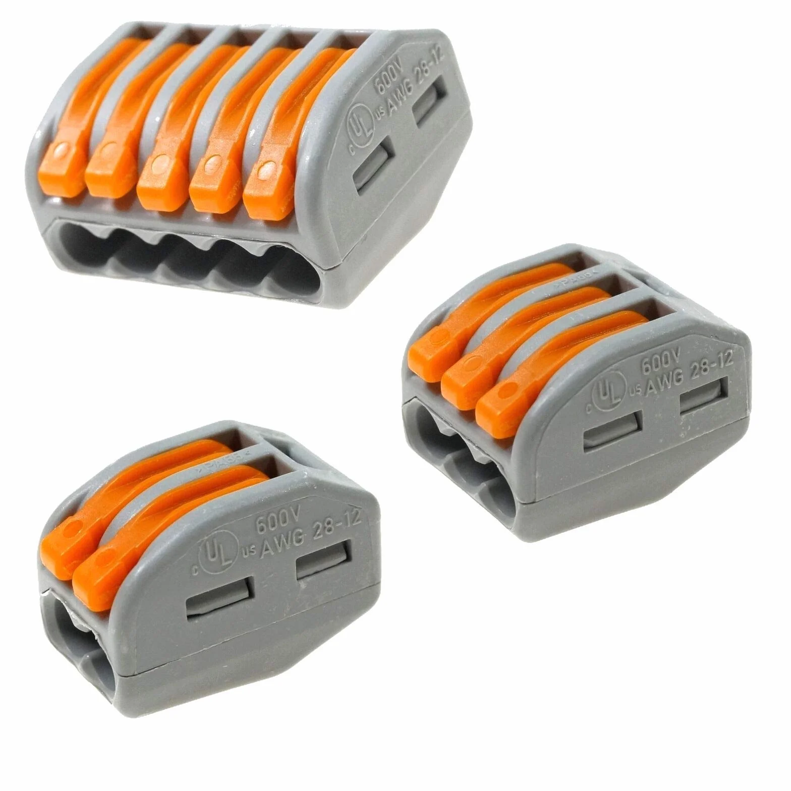 Wago Caja de 50 terminales para cables flexibles y rígidos