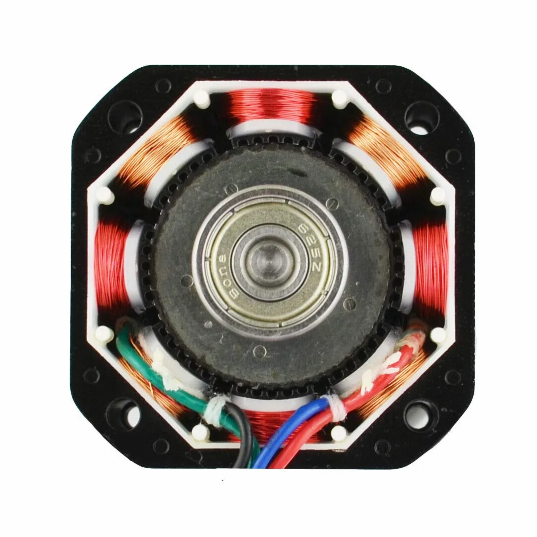 STEPPERONLINE - Motor de paso a Nema 17, bipolar 59 Ncm, 2 A, 42 x 48 mm, 4 hilos con cable y conector para impresora 3D, máquina CNC