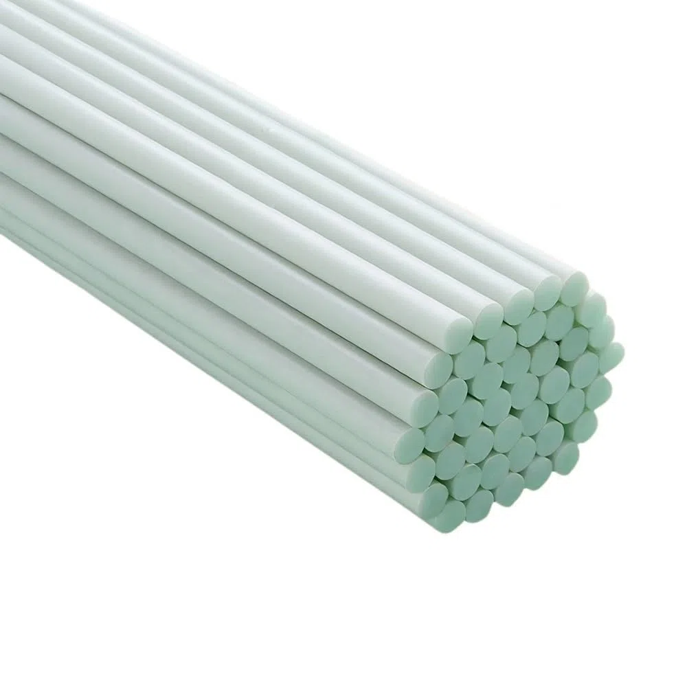 20 varillas de fibra vidrio blancas 50 cm largo, 0,8/1,0/1,5/2,0/3,0/4,0/5, mm(4.5x500mm)