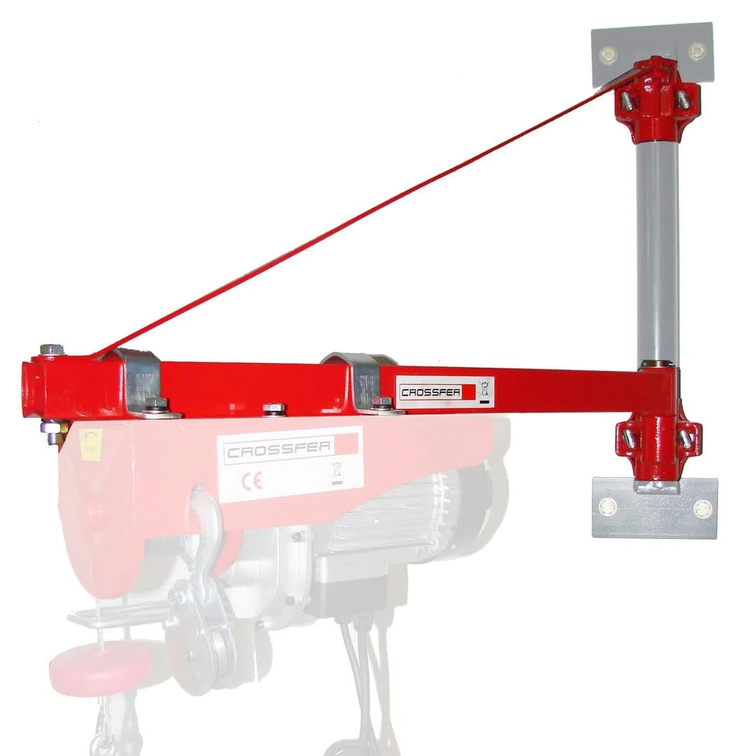 Brazo giratorio KST600 para cabrestantes/brazo de grúa máx. 600kg de carga, 75cm de alcance para polipastos/brazo de carga para elevadores
