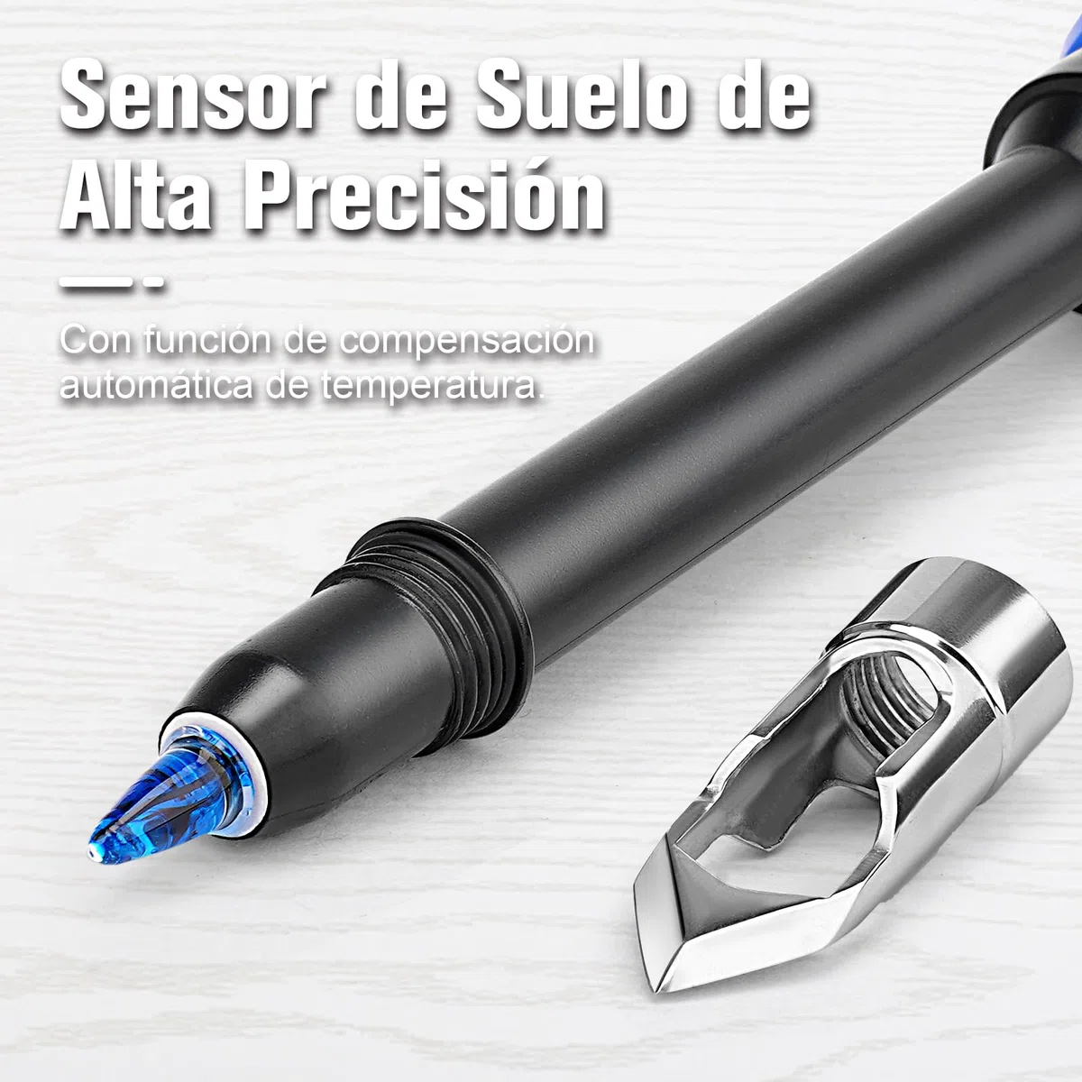 UIUZMAR Medidor de pH del Suelo, Medidor Electrónico de pH para Plantas, Probador de pH del Suelo, Medidor de pH Digital para Tierra y Agua, Hidroponia