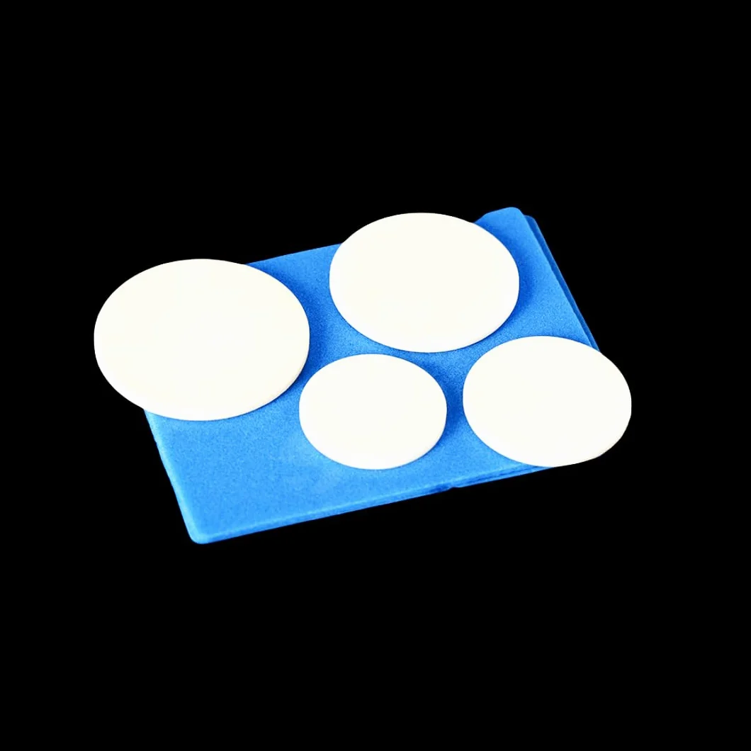 Lámina de cerámica de nitruro de aluminio redonda de 26-55 mm de diámetro, resistente a altas temperaturas for experimentos de investigación científica.(55 * 1.5mm)