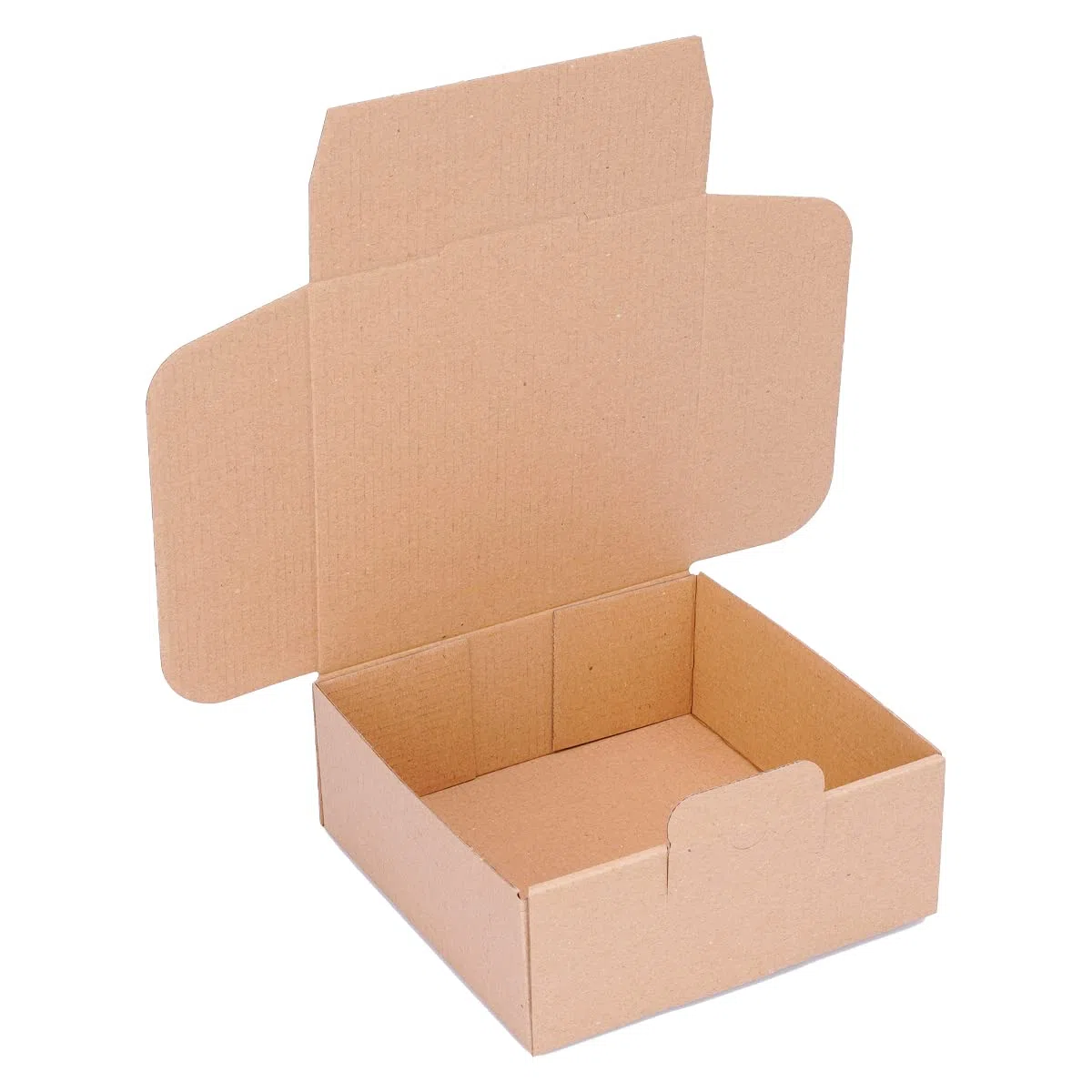 verpacking paquete pequeño DHL Marrón 155 x 155 x 65 mm [tamaño y cantidad seleccionables] pequeñas cajas de envío de canal simple 100 unidades