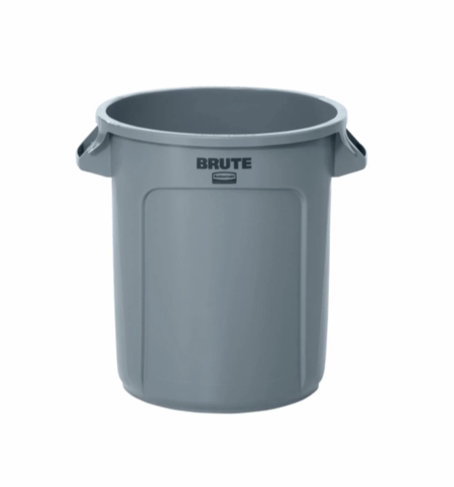 Rubbermaid Commercial Products FG261000GRAY Brute - Cubo de basura fabricado de plástico, capacidad de 37.6 l, apto para uso con alimentos con revestimiento, color gris