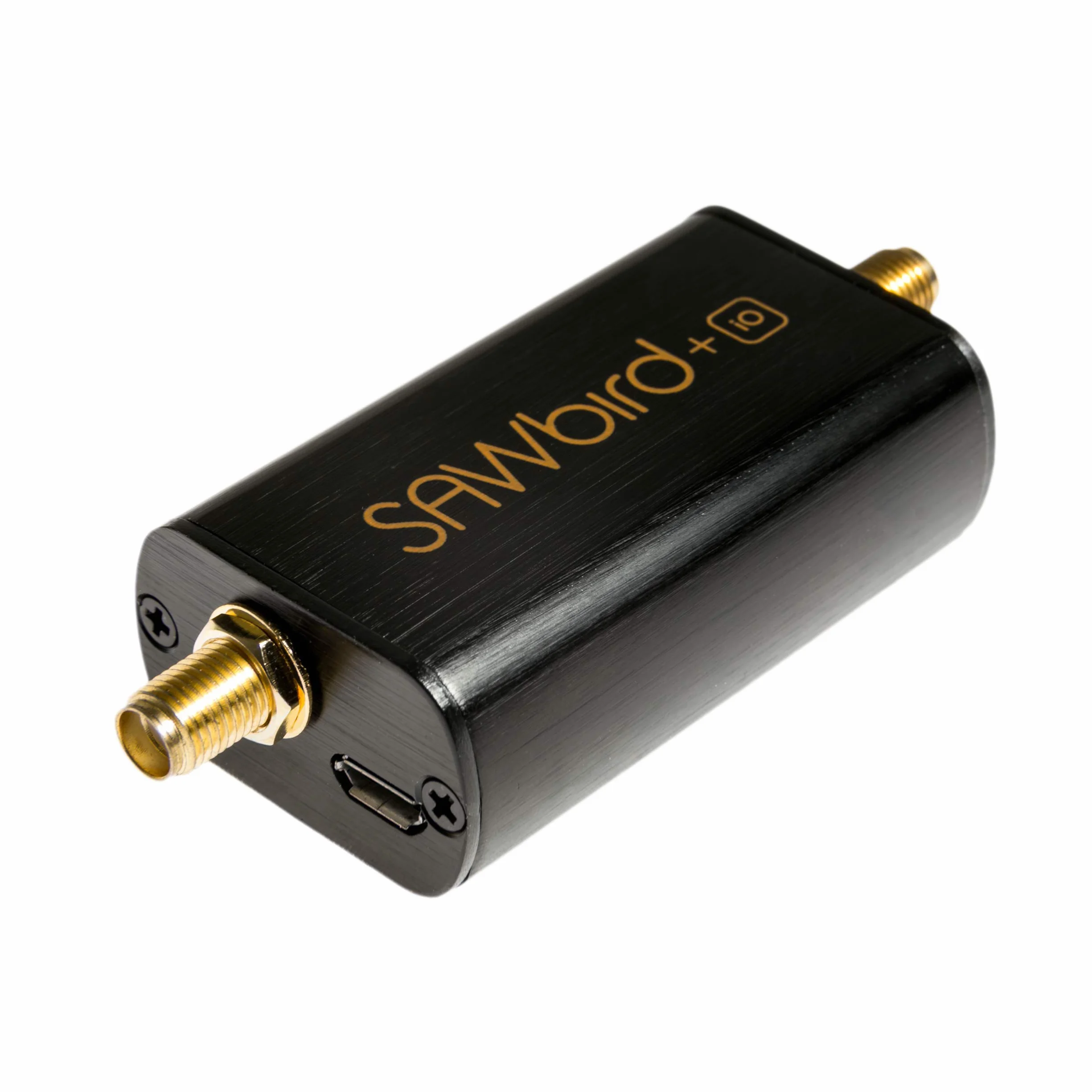 Nooelec SAWbird+ iO - Filtro SAW y Módulo LNA Dual de Ruido Ultrabajo para Aplicaciones Inmarsat. Frecuencia Central de 1542 MHz, Conectores SMA y Opción de Alimentación Externa