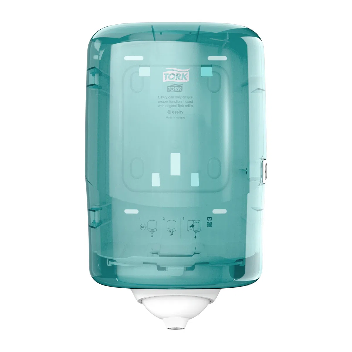 Tork Reflex Sola Hoja Mini Centrefeed Turquoise dispensador
