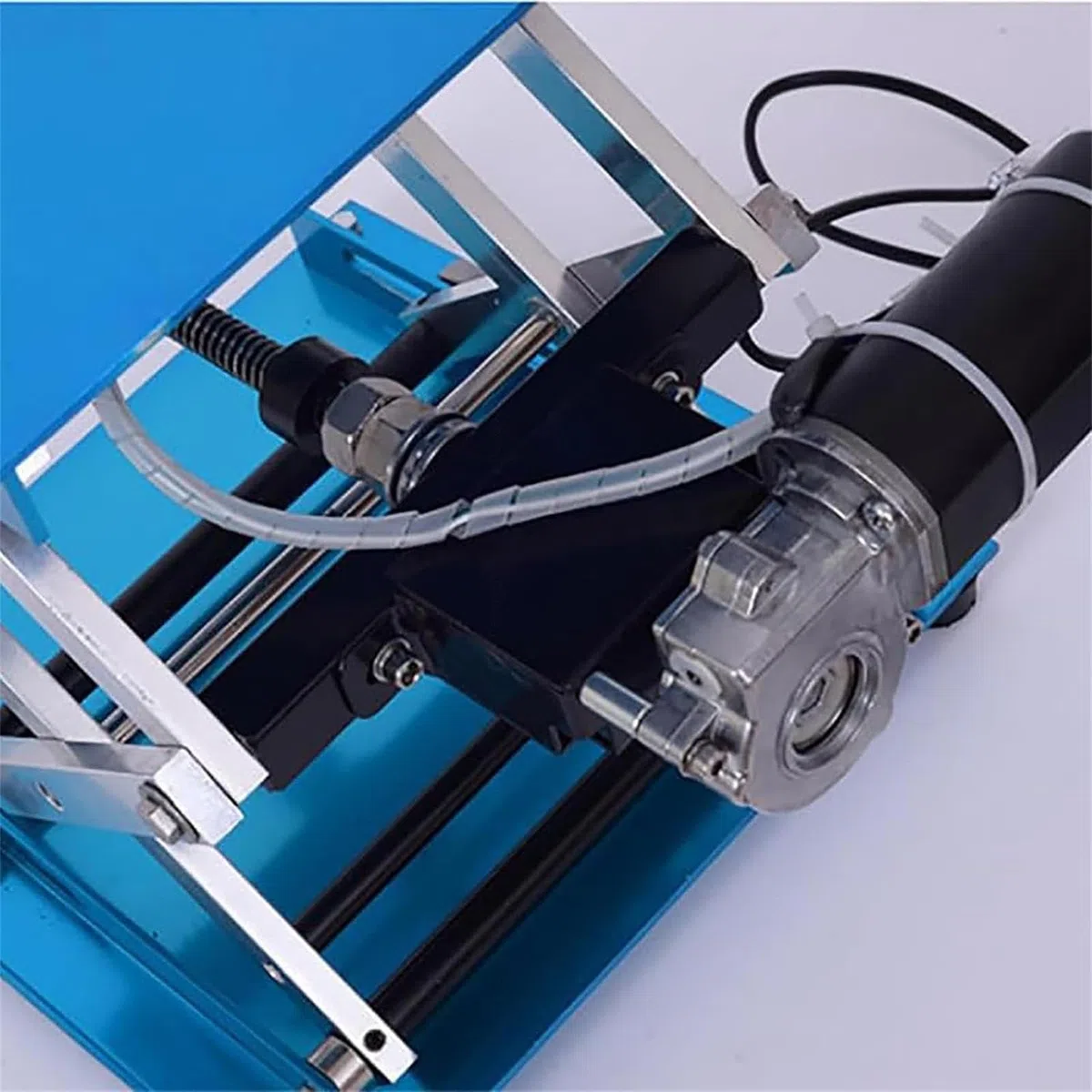 Plataforma de elevación eléctrica, elevación de laboratorio de óxido de aluminio de 250 x 250 mm, capacidad de carga de 30 kg, altura ajustable de 90 a 365 mm, para laboratorios escolares y uso