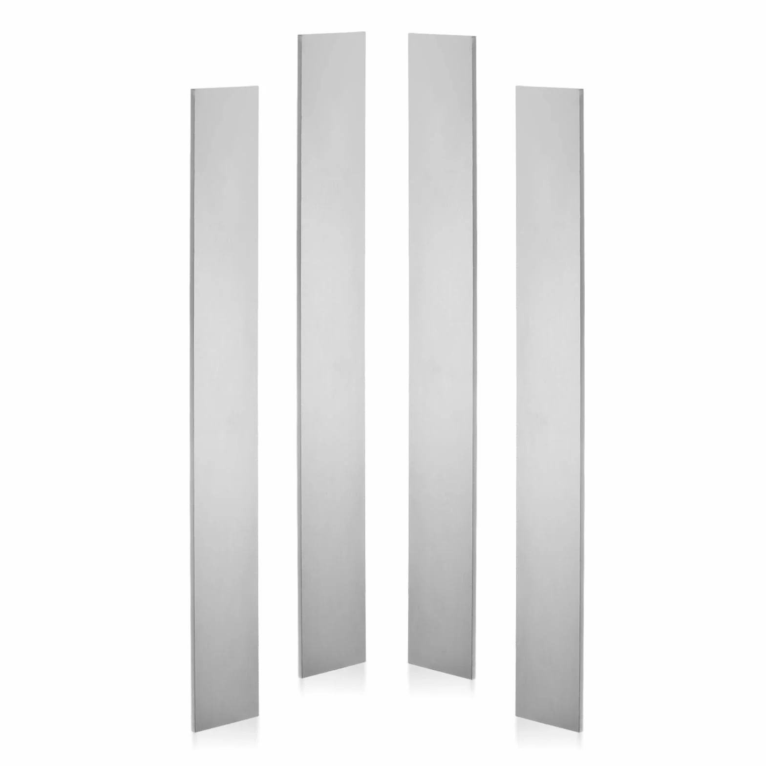 PATIKIL 4 Piezas 80Crv2 Acero para Fabricación de Cuchillos 12" x 1-1/2" x 1/8" Acero Recocido Laminado en Frío para Hoja de Metal en Blanco Uso Profesional Y para Aficionados