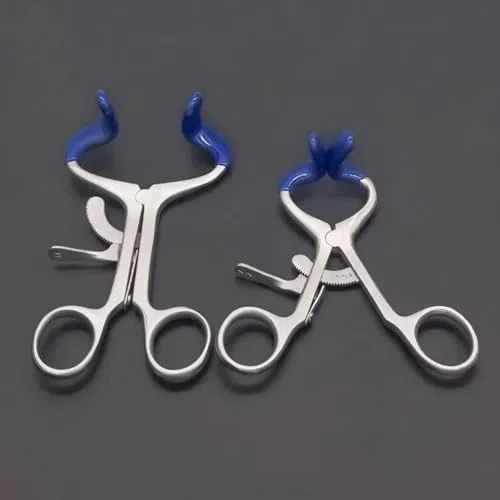 Abridor de boca reutilizable de acero inoxidable – Juego de 3 retractores dentales para mejillas y labios para cuidado bucal y procedimientos dentales