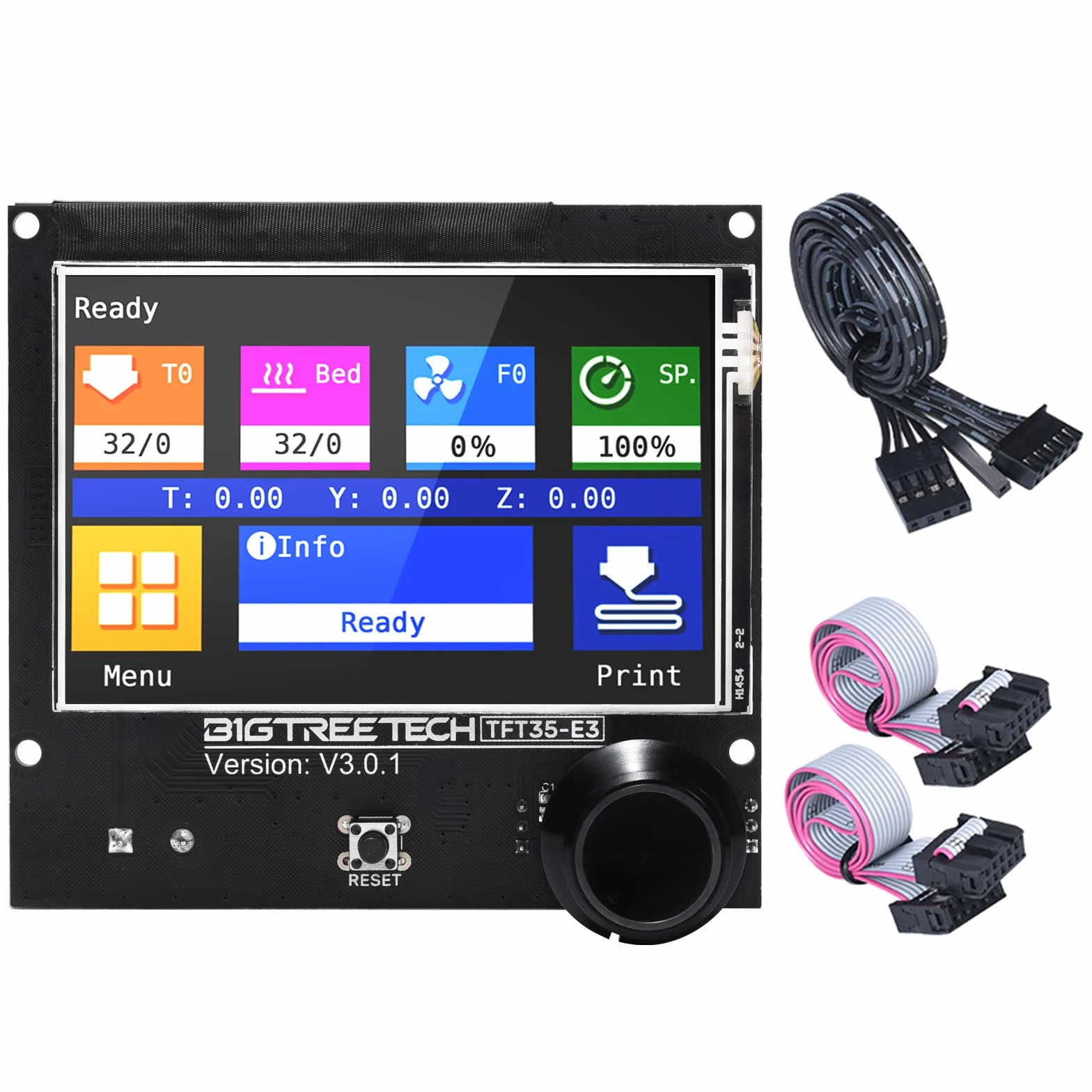 BIGTREETECH TFT35 E3 V3.0 Panel de control inteligente con pantalla táctil compatible con SKR V1.3 SKR PRO para impresora 3D Ender 3/CR10