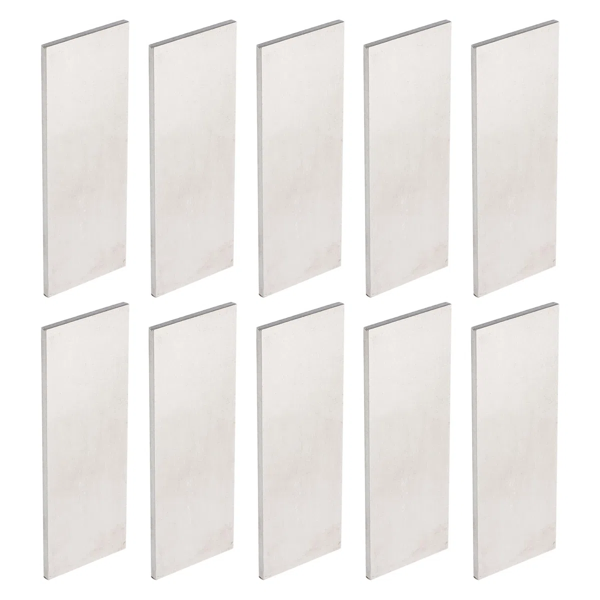 PATIKIL Barra Plana de Acero 1095, 10pcs, 102x38x3mm(L*An*G) Material para Fabricación de Cuchillos para Bricolaje en Blanco Hoja Metal, Profesional y Aficionado Uso, Negro