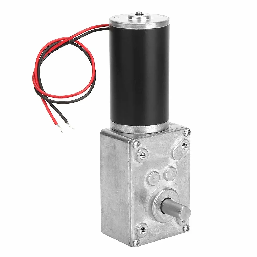 Motor de Engranaje Helicoidal Reversible 24V CC 10 RPM Eje 8mm Turbo Reductor