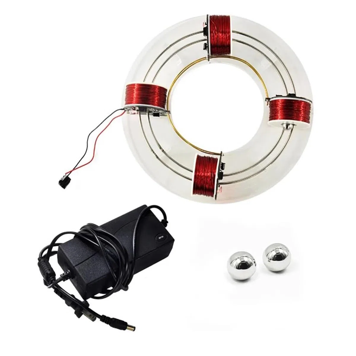 Ciclotrón electromagnético, acelerador circular, equipo científico experimental, modelo novedoso y de ayuda for la enseñanza de física Herramienta eléctrica