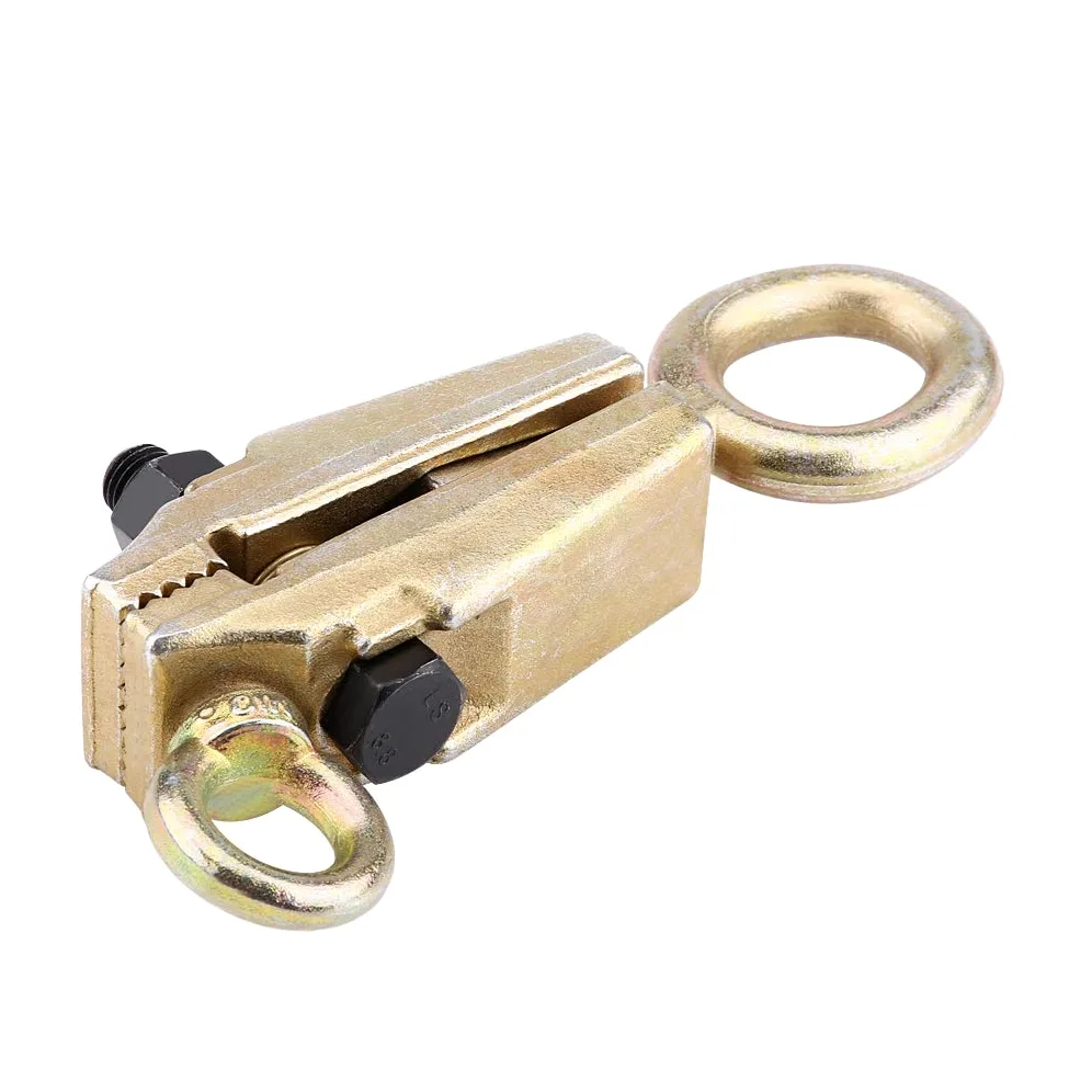 5 Tonos Top Straight Autotensante Tracción Marco Soporte de reparación de carrocería, abrazadera de tracción de acero cromado de 2 vías auto-tensor, -, Compacto