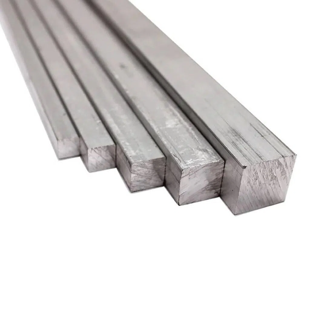 Barra cuadrada de acero inoxidable 304 de 8 x 8 mm, longitud de 100 a 1000 mm, eje lineal duradero, 1 pieza(1000mm)