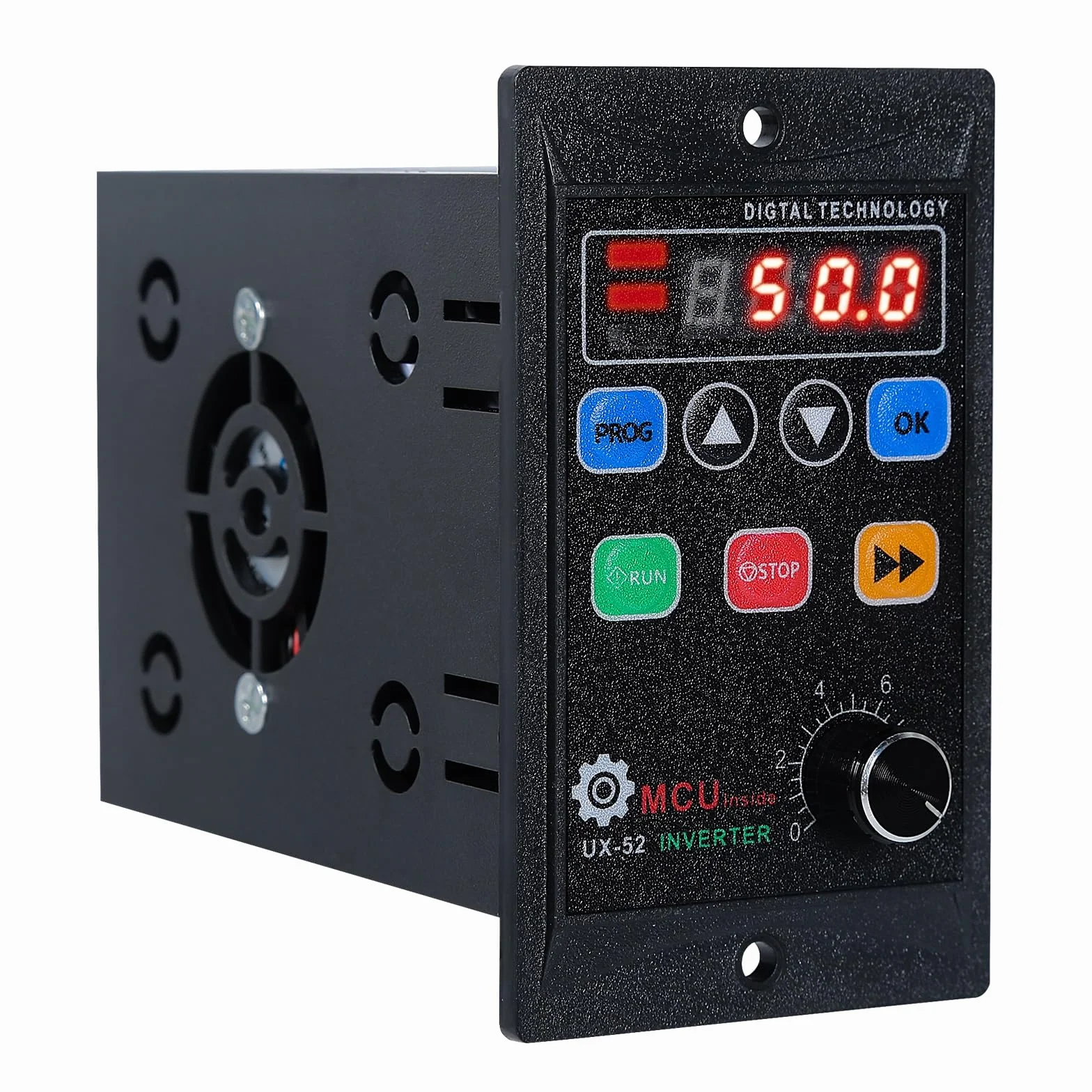 Jadeshay Variador de Frecuencia Monofasico,750W Convertidor de Frecuencia VFD Entrada Monofásica 220V a Salida Trifásica 220V Control de Velocidad del Motor Variable para Bomba de Agua y Transportador