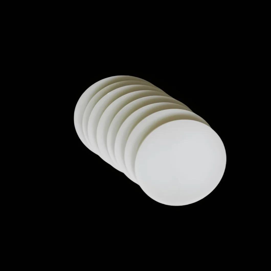 Lámina de cerámica de nitruro de aluminio redonda de 26-55 mm de diámetro, resistente a altas temperaturas for experimentos de investigación científica.(55 * 1.5mm)