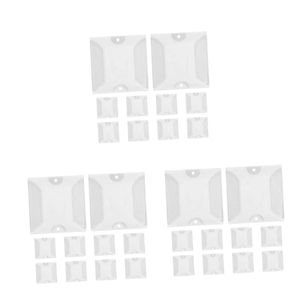 ABOOFAN 30 Señales De Tráfico Reflectantes Marcadores De Pavimento Para Reflectores Para Marcadores De Pavimento Para Autopistas