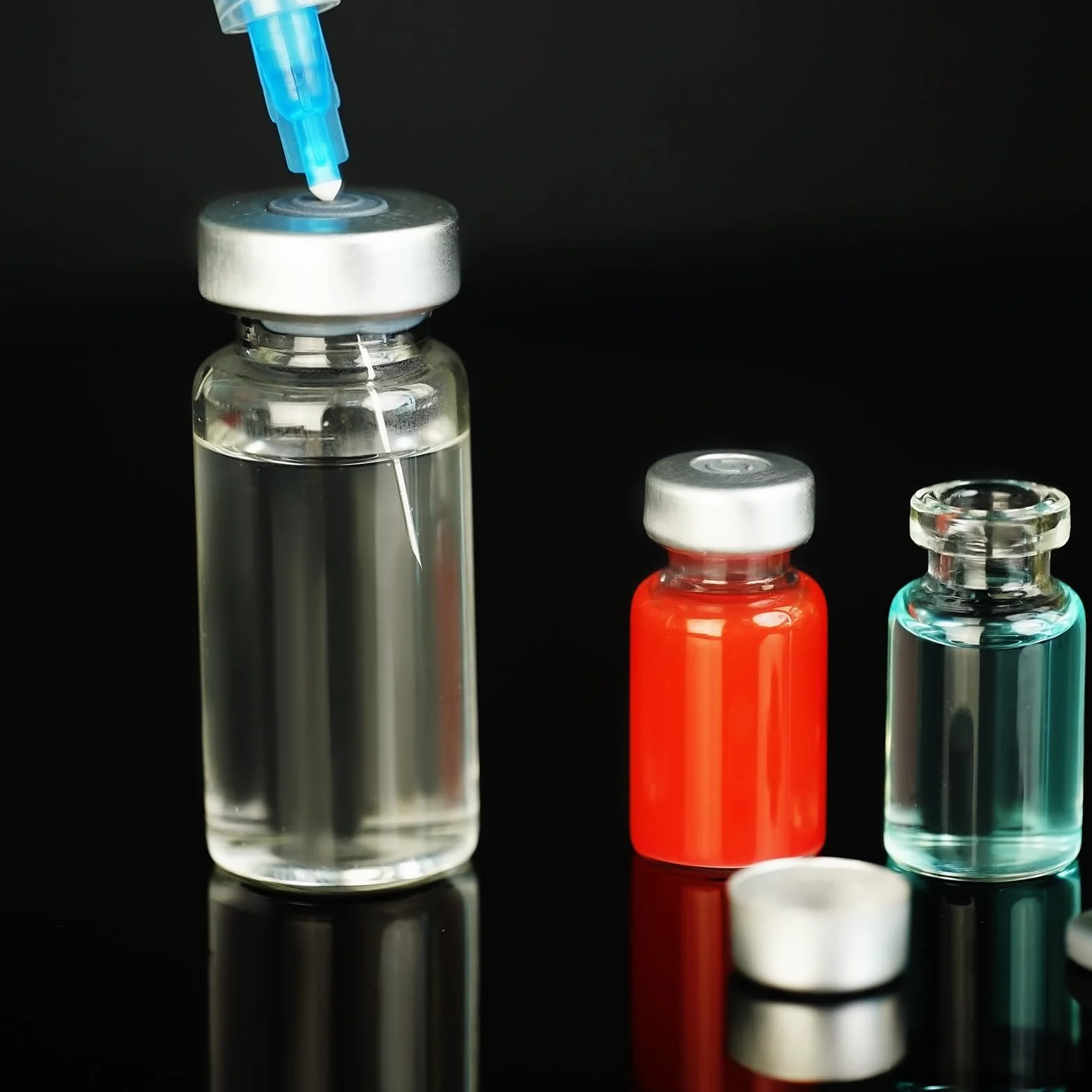 Viales de muestra sellados de vidrio transparente 10 ml 50 unidades
