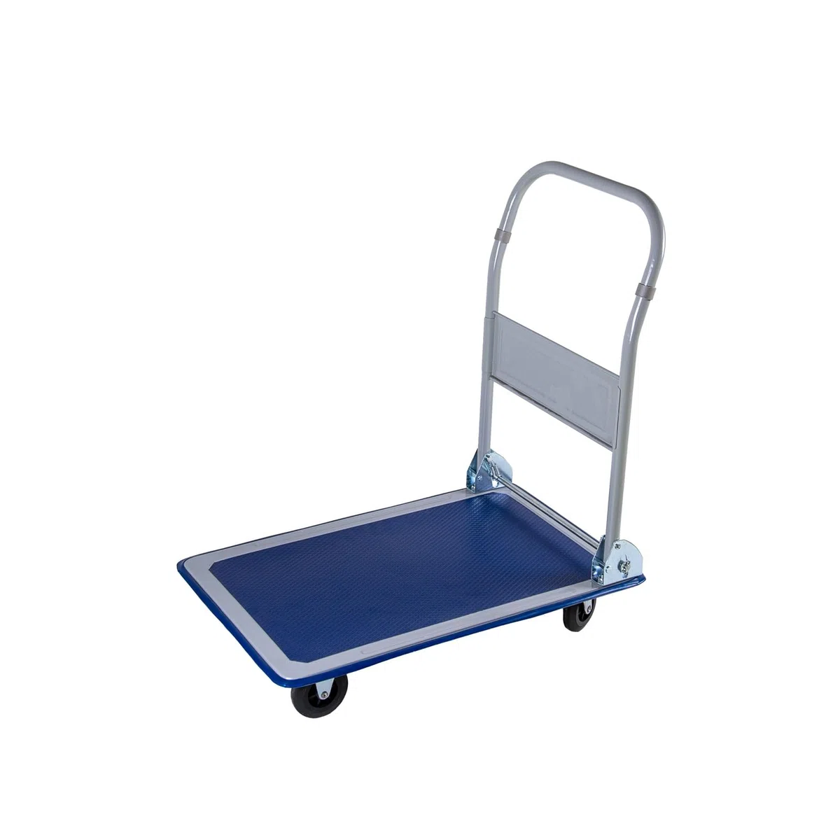 Carro de plataforma plegable con capacidad de carga de 150 kg | carro de transporte con placas | neumáticos de goma antideslizante, ruedas giratorias, bordes de goma, ayuda de transporte para mudanzas
