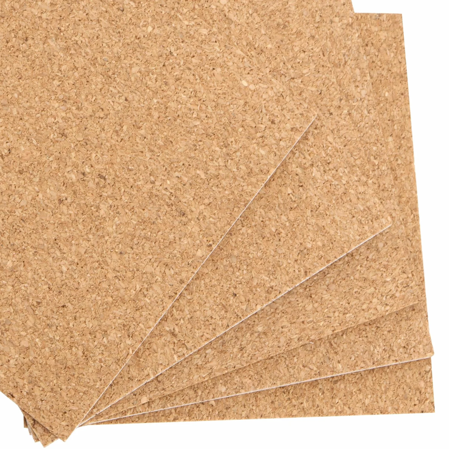 Placas de Corcho Autoadhesivas 30x30 cm 6 mm - Tablero de Corcho para Pared, Tablón de Anuncios