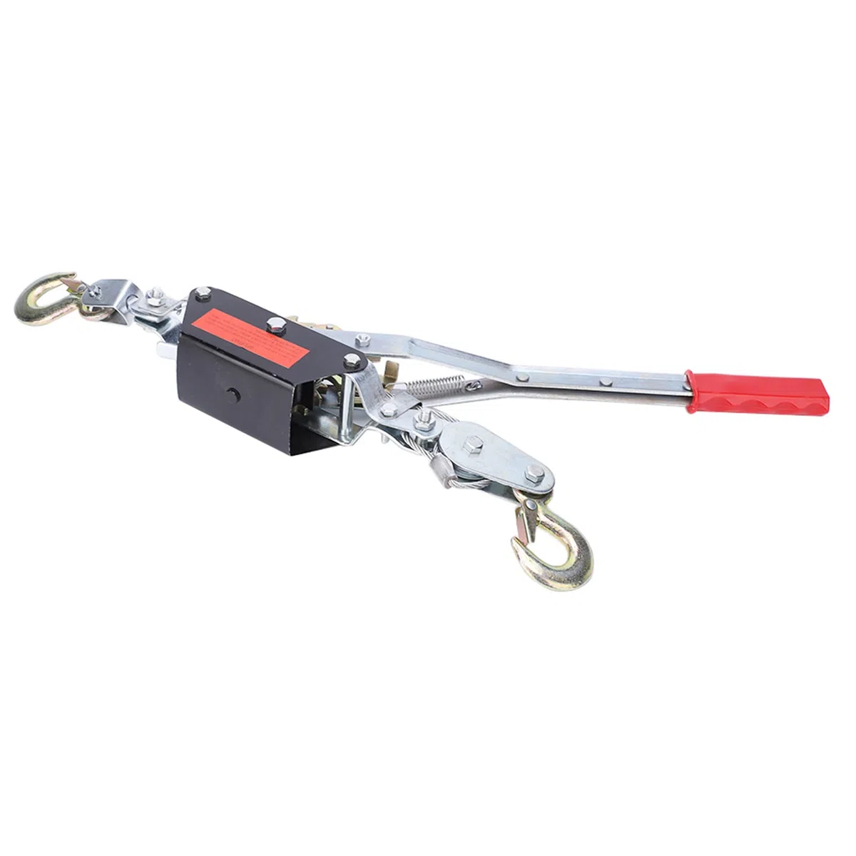Extractor de Cable de Alimentación, Engranajes Dobles, Servicio Pesado, 2 Toneladas, con 2 Ganchos, Elevación Automotriz