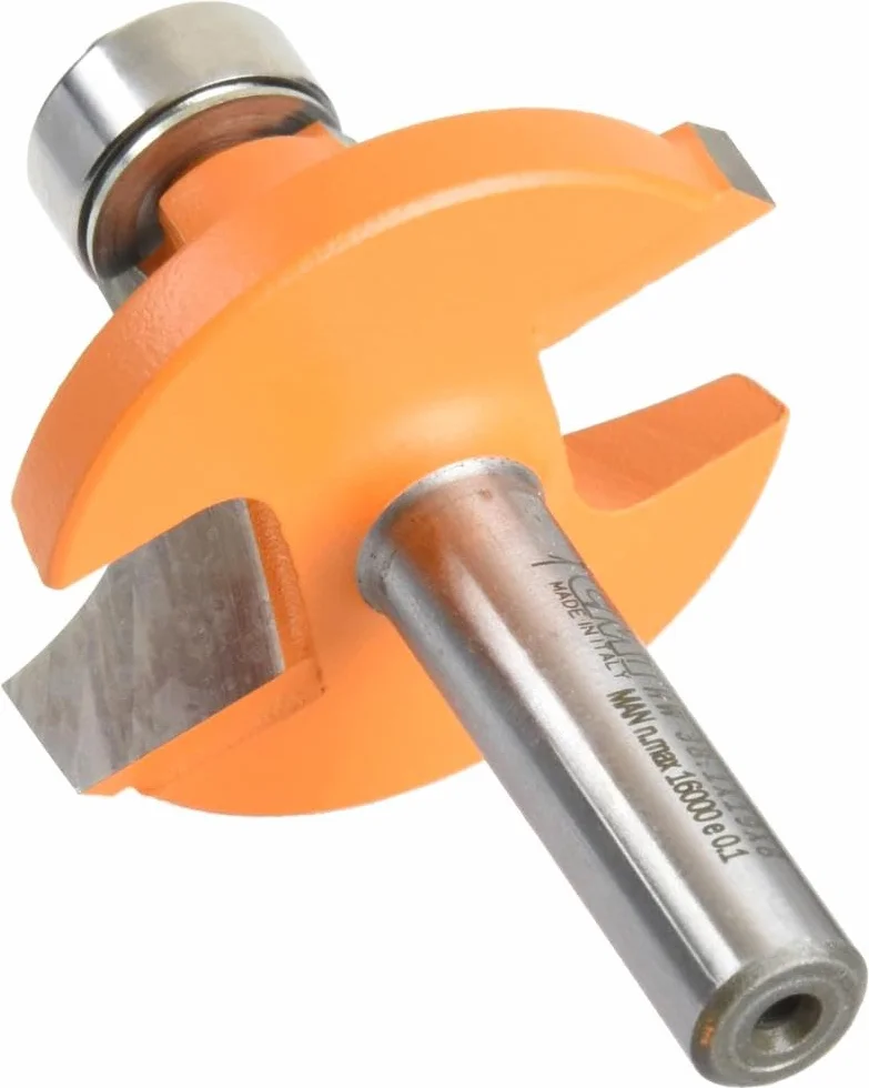 CMT ORANGE TOOLS 938.380.11 Fresa r.concavo con rodam. hm s 8 d 38.1 r 12.7, 5 V, Grigio/Arancio