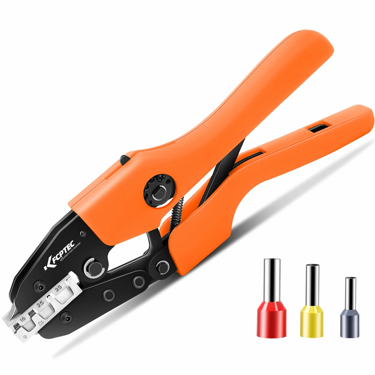 KF CPTEC Crimpadora para férulas, casquillos AWG 2-10/6-35mm²
