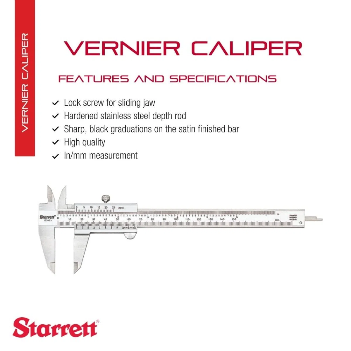 Starrett 125MEA-6/150 - Calibre Vernier