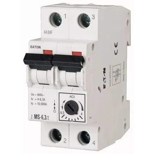 EATON Z-MS-6,3/2 Interruptor Protección de Motor Z-MS, 2P, 4.00A - 6.30A