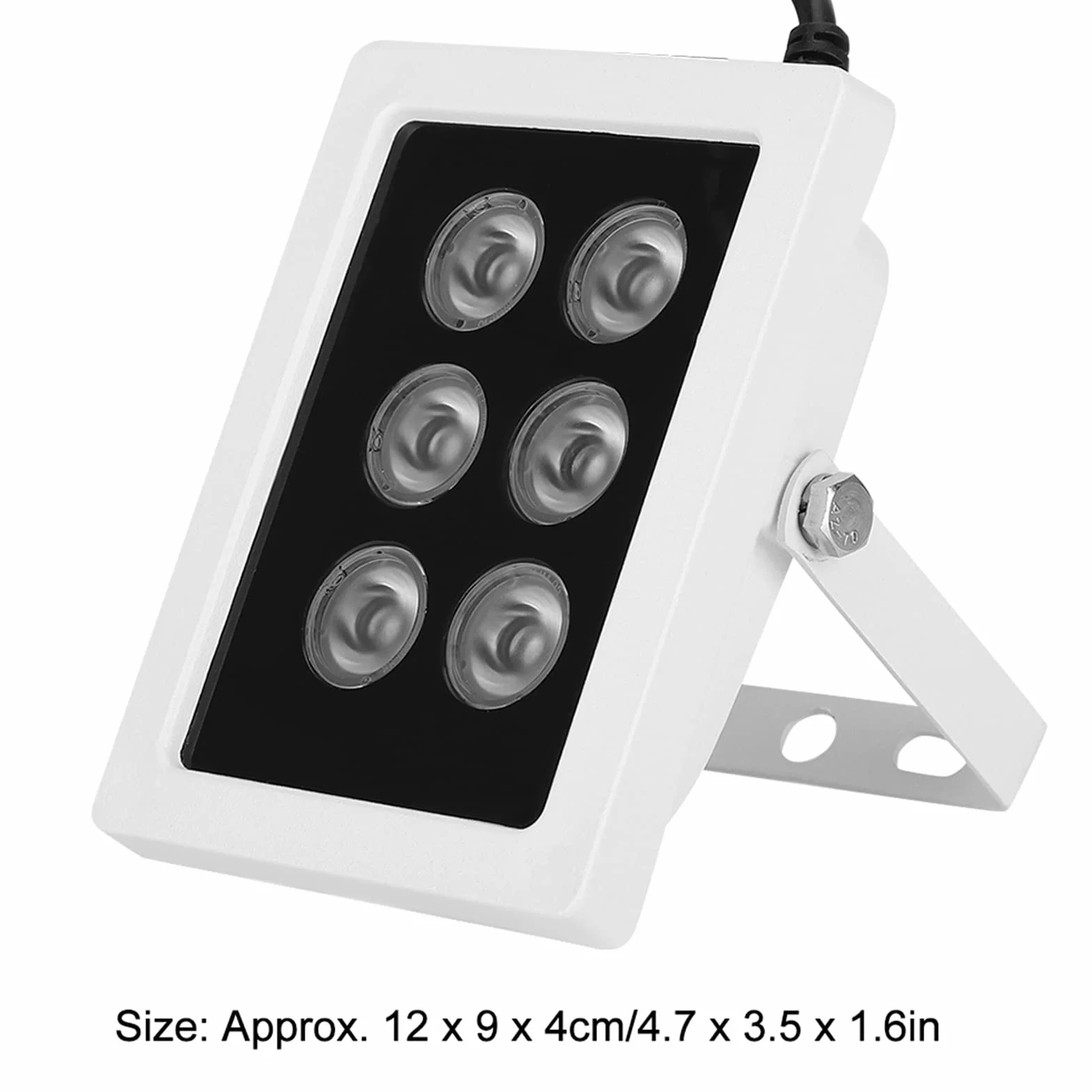 Tyenaza DC12V 6W Luz de Relleno Infrarroja IP66 Impermeable para Cámara de Seguridad