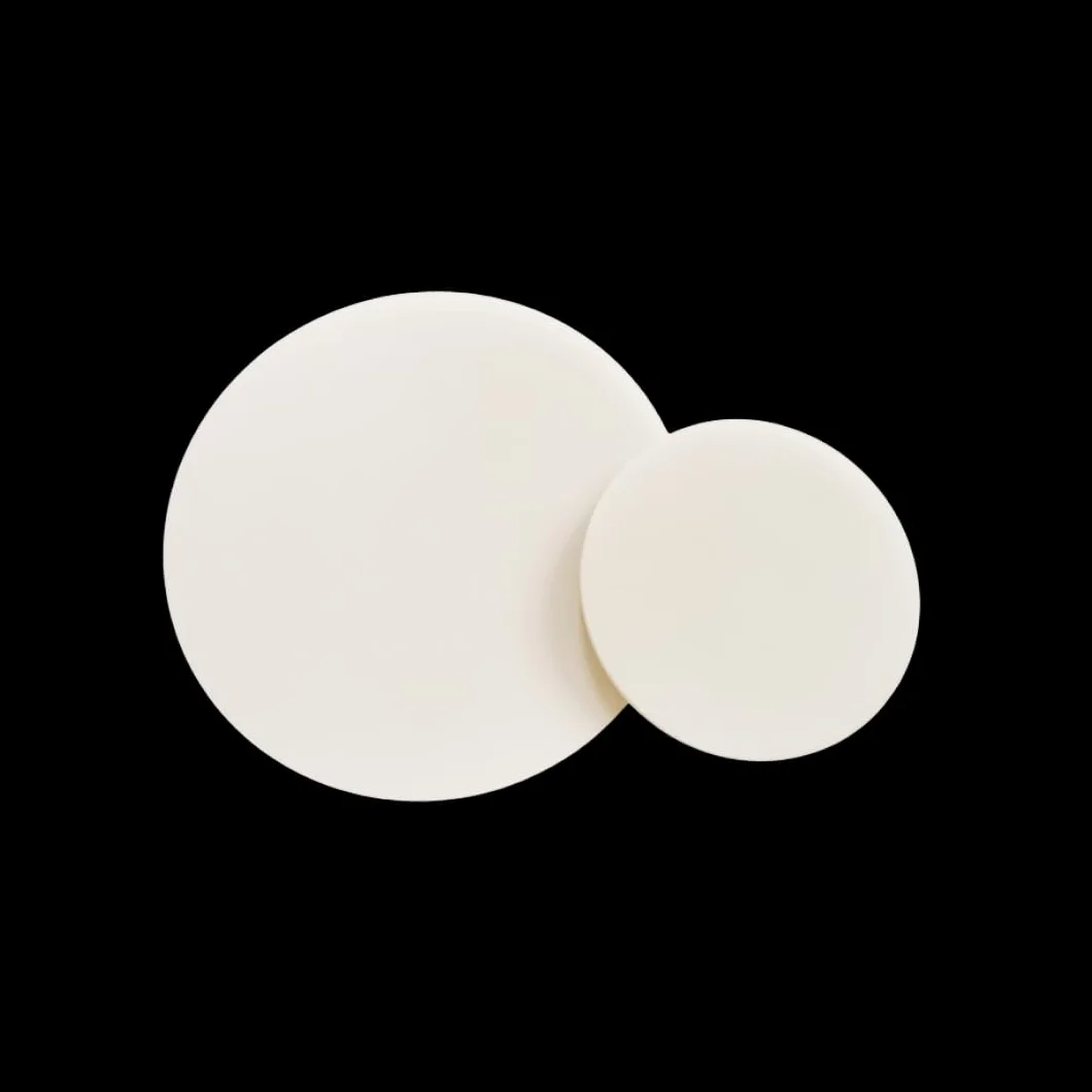 Lámina de cerámica de nitruro de aluminio redonda de 26-55 mm de diámetro, resistente a altas temperaturas for experimentos de investigación científica.(55 * 1.5mm)