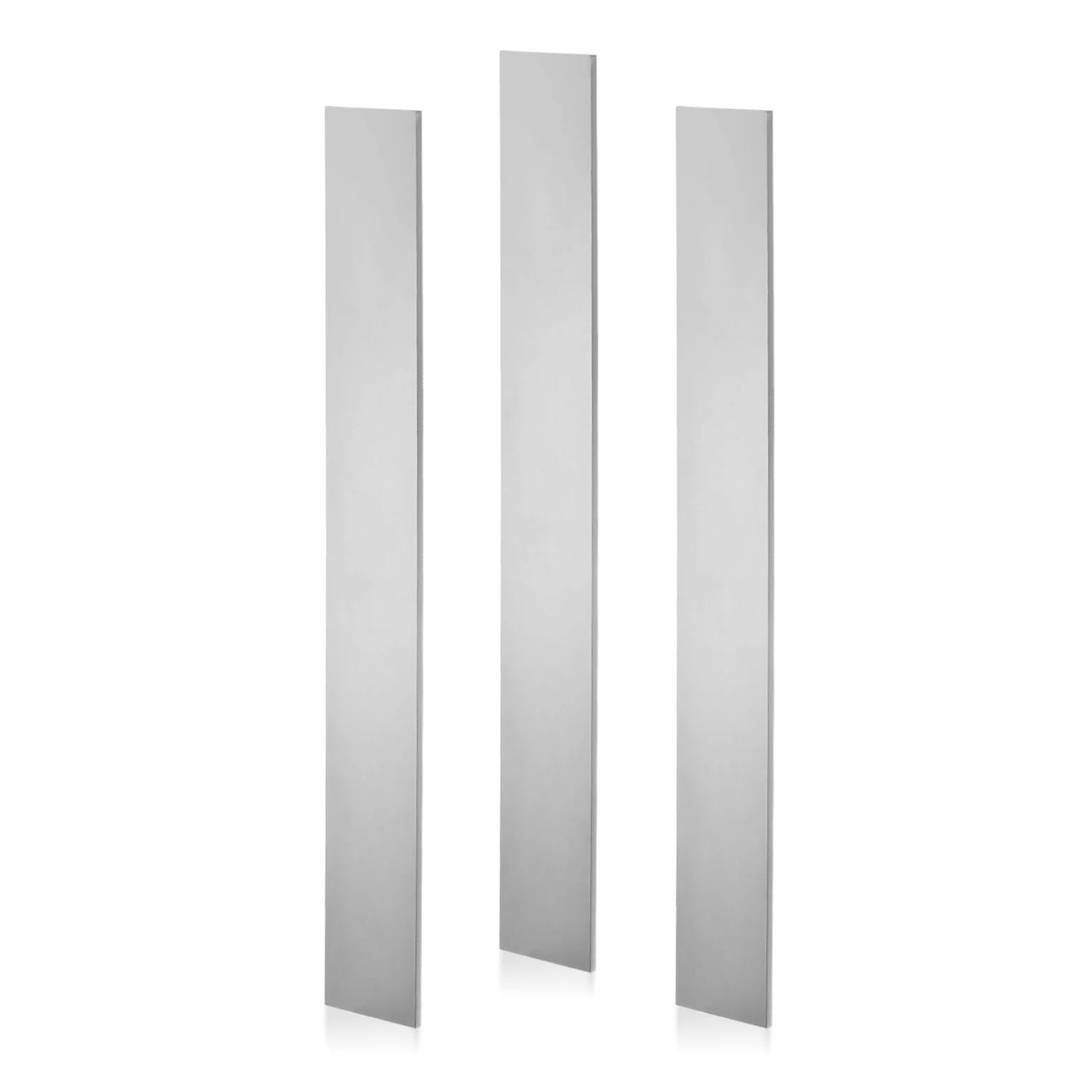 PATIKIL 3 Piezas 80Crv2 Acero para Fabricación de Cuchillos 12" x 1-1/2" x 1/8" Acero Recocido Laminado en Frío para Hoja de Metal en Blanco DIY