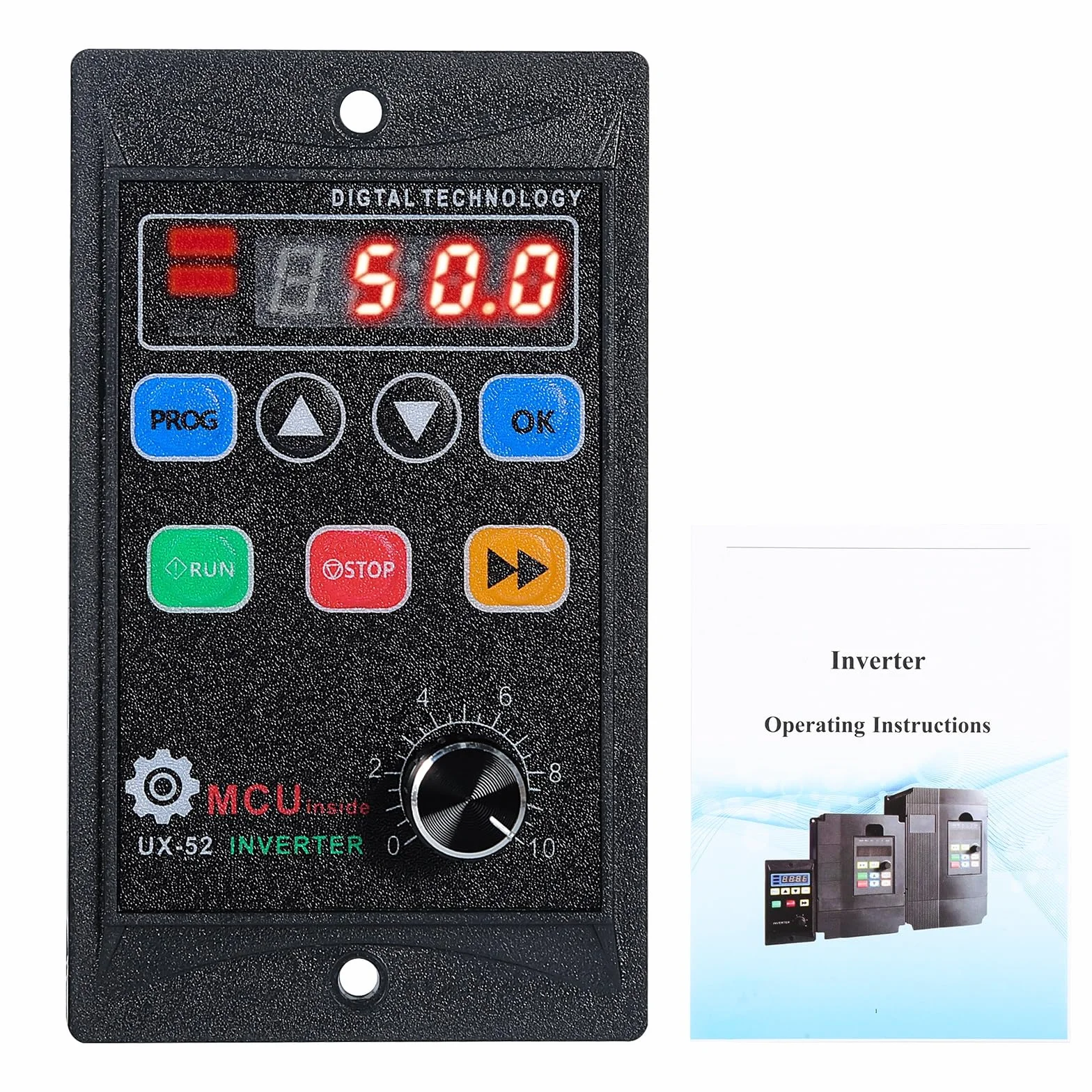 Jadeshay Variador de Frecuencia Monofasico,750W Convertidor de Frecuencia VFD Entrada Monofásica 220V a Salida Trifásica 220V Control de Velocidad del Motor Variable para Bomba de Agua y Transportador