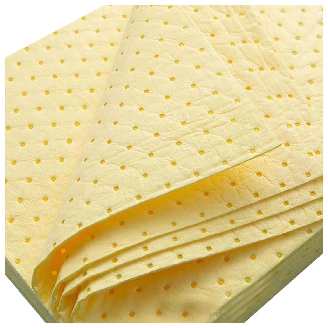 NAKAN Almohadillas Absorbentes de Aceite Hoja Absorbente Absorbentes de Aceite para Químicos Ácidos Agresivos Álcalis, 50x40cm(Size:30-Sheet,Color:2mm)