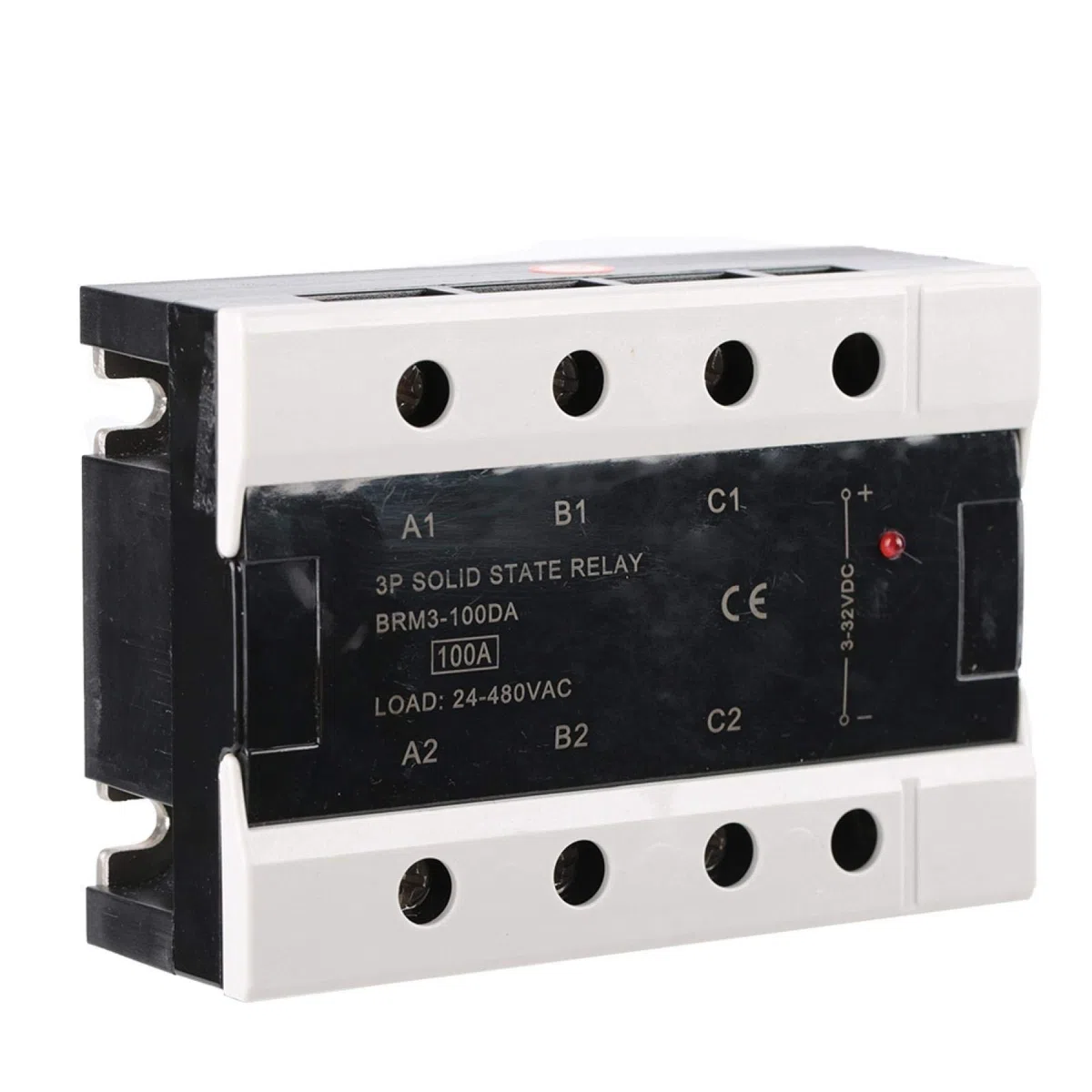 Relé de estado sólido trifásico de carga 24-480VAC 100DA/120DA con sello de protección de seguridad(BRM3-120DA)