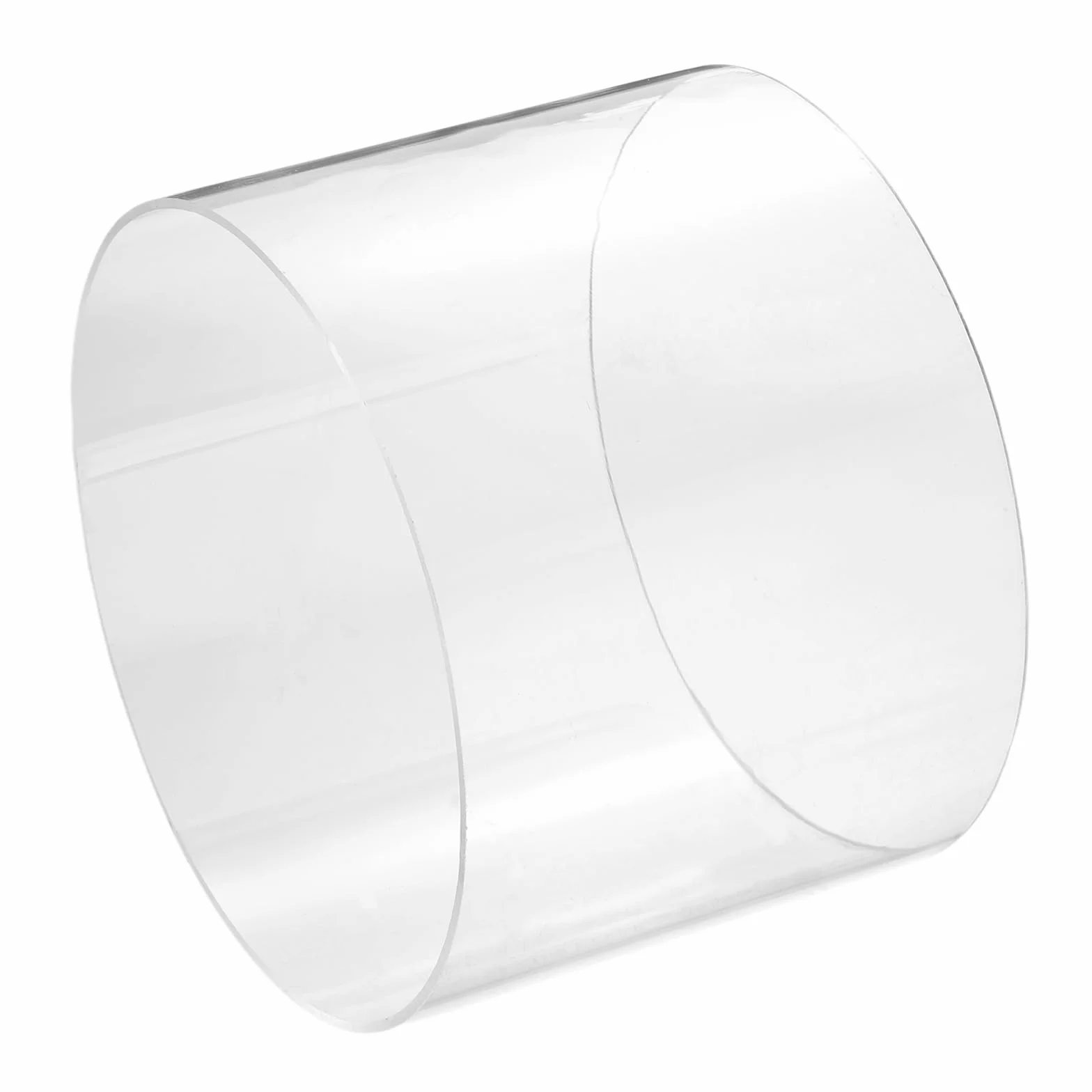 Tubo Rígido De Acrílico Transparente 193 mm DI x 200 mm DE 6" Policarbonato Tubería Plástico