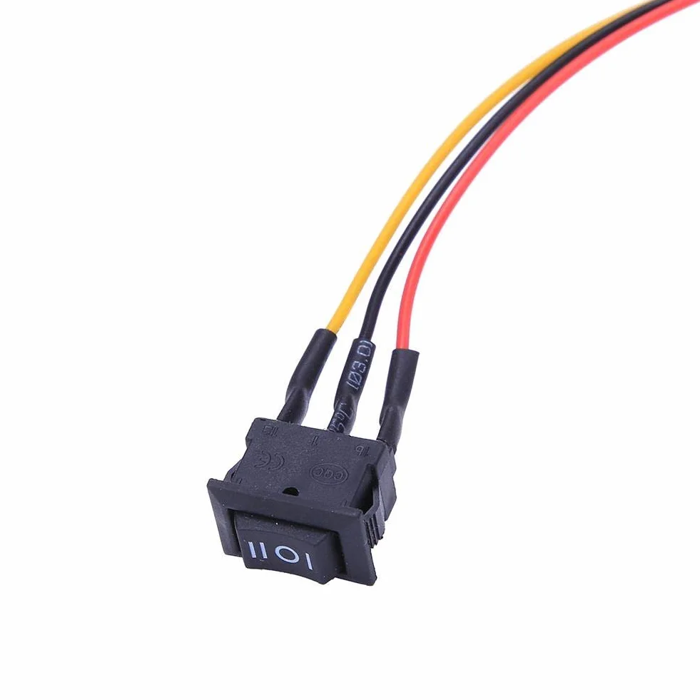 Jadeshay Regulador de Velocidad PWM 10-50V 100A 3000W Controlador de Velocidad del Motor CC 12V 24V 36V 48V Ajustable con Reversible Interruptor de Control y Potenciómetro y Disipación del Calor