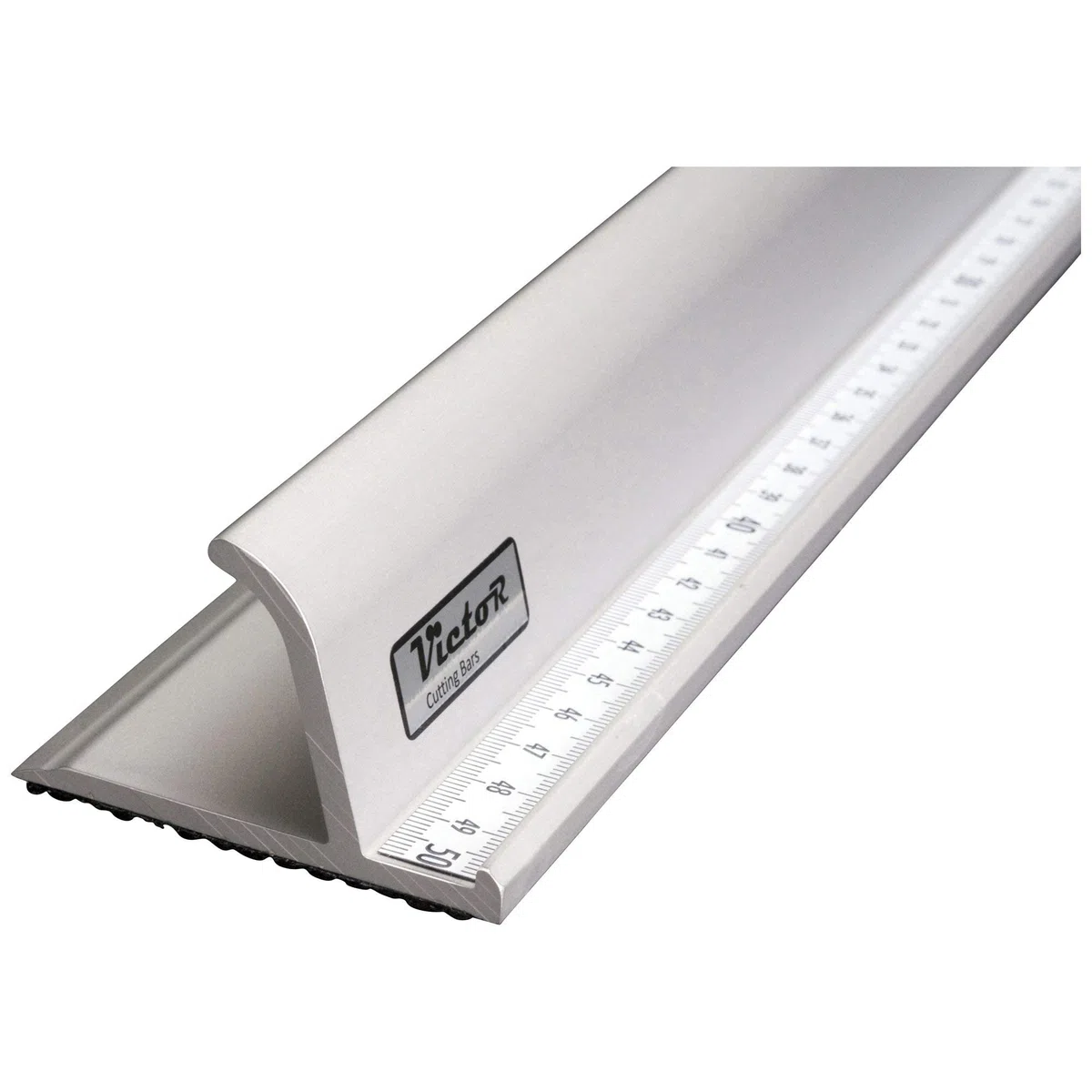 Victor regla de corte de aluminio 50 cm – modelo profesional antideslizante – regla de precisión – borde de acero – herramienta de corte