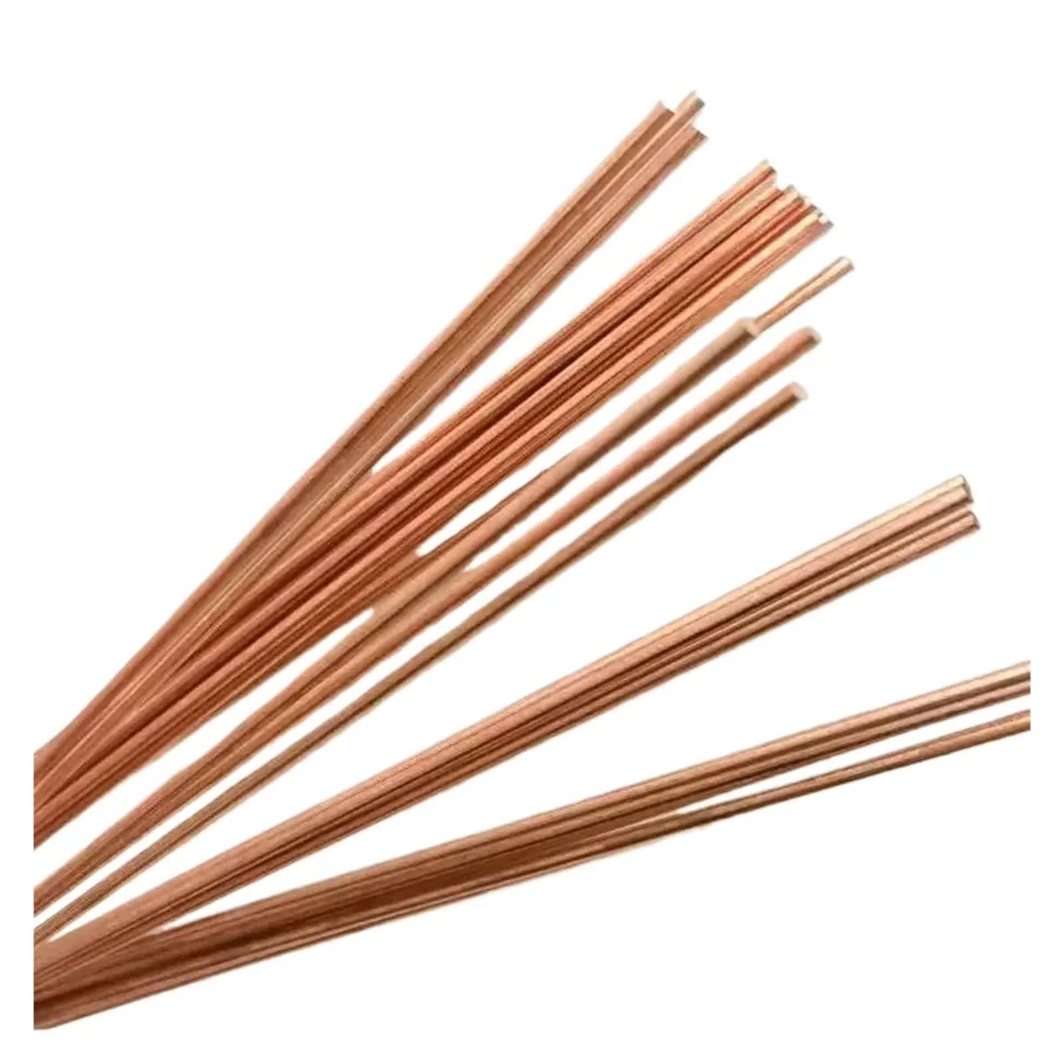 Varilla de cobre de diámetro Φ2 mm - 16 mm de longitud, barra sólida de cobre rojo recto de 300 a 500 mm, varilla redonda de cobre morado.(500mm,3 mm (3 pcs))