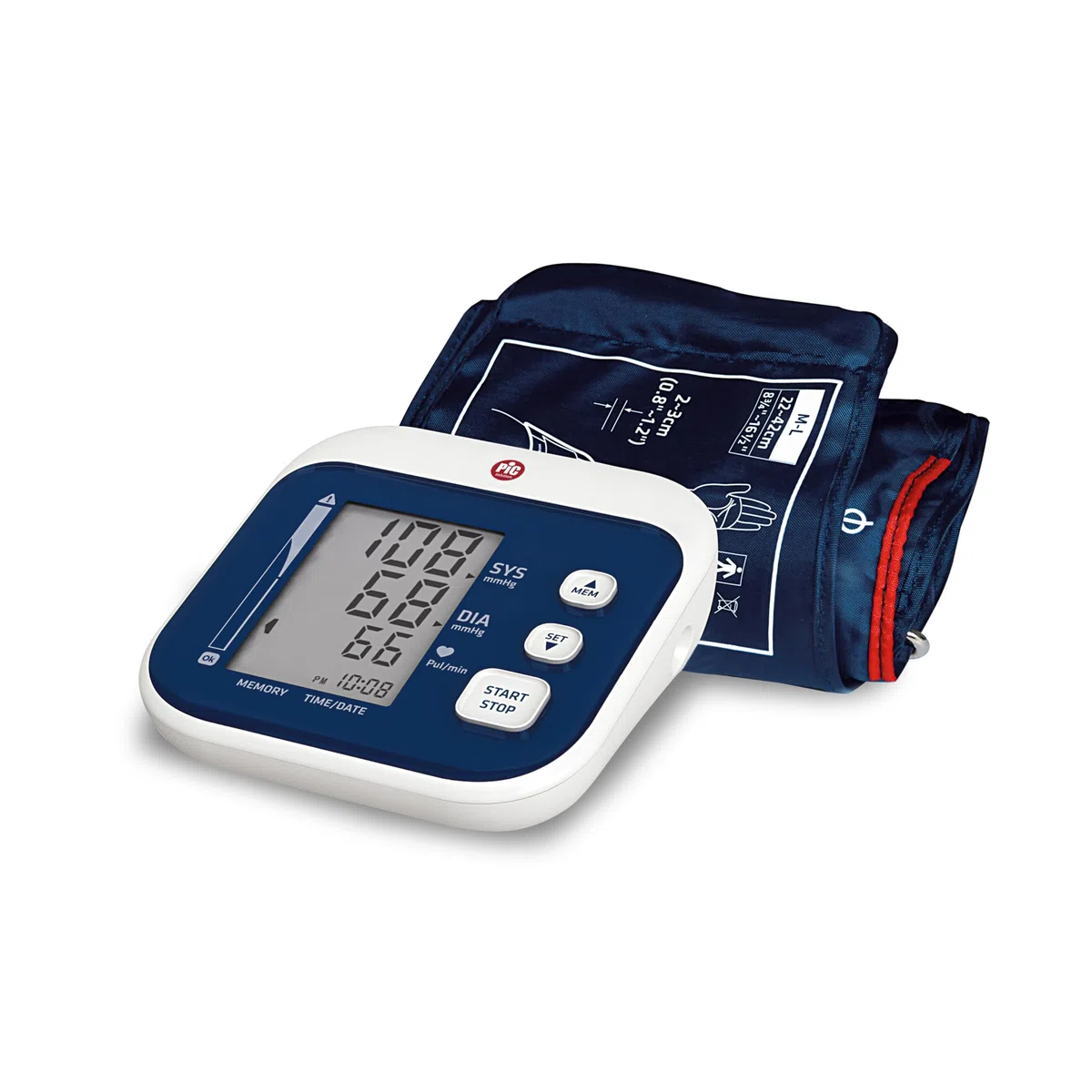 Pic Solution EasyRAPID Esfigmomanómetro Monitor de Presión Arterial, unisex, Color Blanco, 1 Unidad (Paquete de 1)
