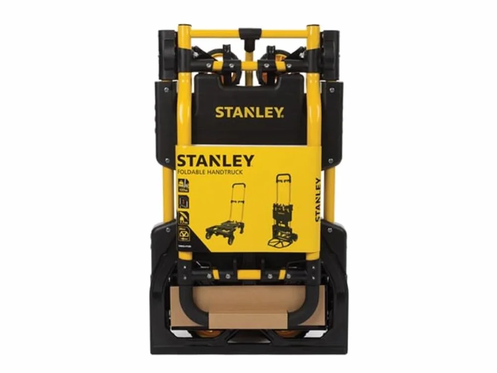 Stanley 2 en 1 SXWTD-FT585 Carretilla de Carga de Transporte - Carretilla de Mano - Capacidad de Carga hasta 137 KG - Carro de Plataforma Plegable - Multifuncional