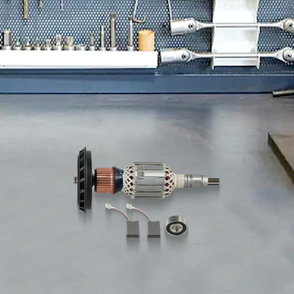 Para anclaje de ROTOR para Bosch GBH10DE 11223EVS GBH11DE GSH10C para piezas de servicio de martillo de demolición GSH11E