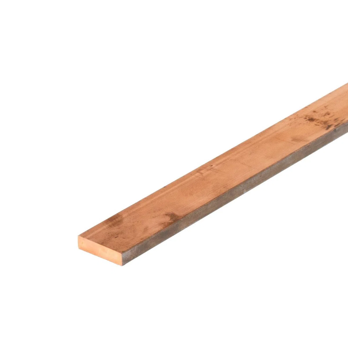Barra plana de cobre, 25 x 5 x 1000 mm